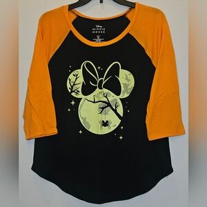 Disney's Minnie Mouse Glow In The Dark Halloween Tee